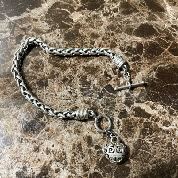 Women’s Silver charmed heart shaped bracelet - Picture 2 of 5
